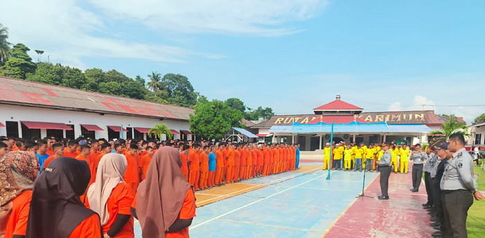 Rutan Karimun Edukasi Warga Binaan Tentang Bahaya Narkoba, Selasa 5 November 2024.